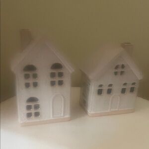 Christmas Charming cream color  Ceramic House Accents